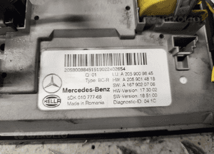 MERCEDES C KLASA W205 MODUŁ STEROWNIK SAM A2059009845 A2059014818 2
