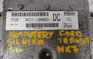 Komputer sterownik silnika ford transit MK7  ranger  8C11-12A650-DC 3