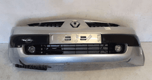 ^ ZDERZAK PRZÓD PRZEDNI DO RENAULT MEGANE II 2 TED69 SREBRNY HALOGENY 1