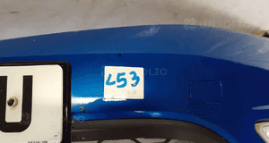 Zderzak przód przedni honda civic viii ufo B520P niebieski halogeny 2