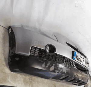 Zderzak przód przedni do chevrolet captiva srebrny halogen 4