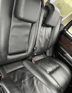 Siedzenia skórzane czarne komplet RANGE ROVER SPORT L320 2005-2009 2