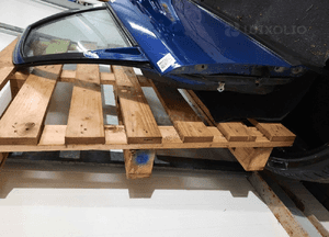 Drzwi lewy PRZÓD PRZEDNIE SUZUKI SX-4 SX4 ZCG NIEBIESKI 3