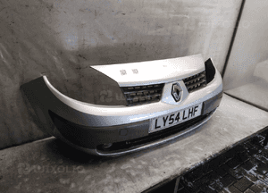 Zderzak przód przedni renault scenic 2 ii TED69 srebrny halogeny 2