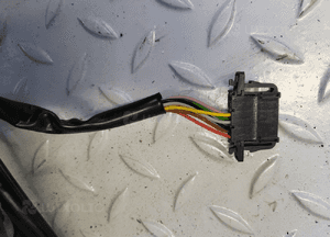 LUSTERKO lewe kierowcy grzane 7pin Skoda Octavia II 2 04-08 czarne 9910 EU 6