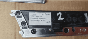 Listwa dekor drzwi komplet Piano Black Audi A4 B8 8K0867409J 8K0867420J 8K0867410J 8K0867419J 8