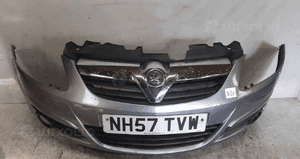 Zderzak przód przedni do opel corsa d + halogeny kod kolor Z163 5