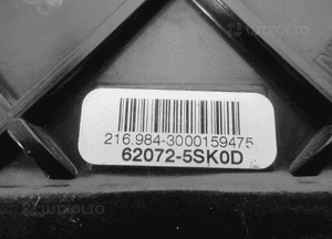 Grill gril atrapa nissan leaf ii 2 62072-5SK0D 217821-00 2017 14