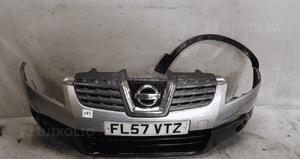Zderzak przód przedni nissan qashqai 1 i J10 Z11  halogeny srebrny KY0 kyo 1