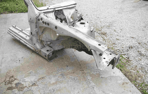 Podłuznica prog prawy mercedes sl R230 kolor 744 3