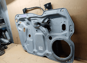 Mechanizm podnośnik szyby lewy przód manualny VW Caddy III 2K1837751AG 1T0837755F 3