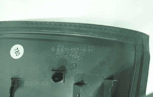 OSŁONA ZAWIASU KLAPY LEWA PRAWA KOMPLET MERCEDES SL R230 7