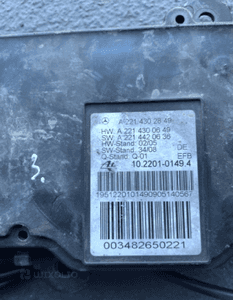 mercedes s 221 cl 216 moduł hamulca ręcznego ręczny  postojowy 6