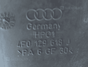 Audi A6 C6 A4 B7 3.2 FSI rura dolot wlot powietrza do filtra 4F0129618j 3