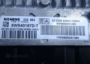 STEROWNIK PEUGEOT 407 2.0 HDI 5WS40167D-T RADOM 1