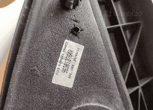 Lusterko prawe zewnętrzne elektryczne renault kangoo i lift 963013764R 5PIN 2