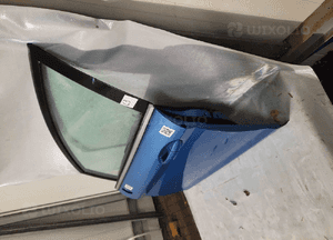 Drzwi przód przednie lewe ford fiesta MK.7 7 vii 99 błękitne niebieskie 5D 5 drzwi hb 3