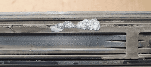 Listwa błotnika prawy tył tylna prawa Audi A3 8P 3D 8P3853700B 3