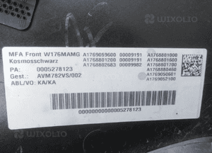 Zderzak przedni przód mercedes a-klasa W176 lift amg 2015-2018 17