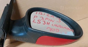 Lusterko prawe 3 pin seat ibiza iii LS3H czerwony 2