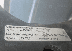 Belka hak holowniczy vw amarok 2H5803881K 7