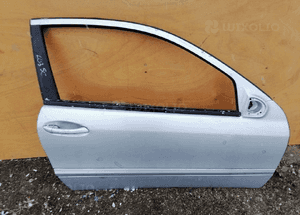 MERCEDES clc 203 drzwi prawe lewe srebrne czarne coupé 4