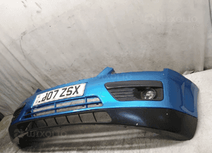 Zderzak przód przedni ford focus MK.2 2 ii niebieski błękitny halogeny 3