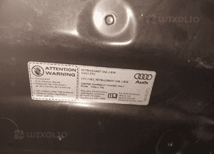 MASKA Audi A3 8P DUŻY GRILL 8p0010187j 13
