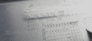 Boczek tapicerka lewy tył tylna lewa Nissan Note E11 5