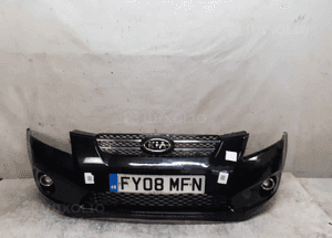 * ZDERZAK PRZÓD PRZEDNI KIA PRO CEED CZARNY 1K HALOGENY 1