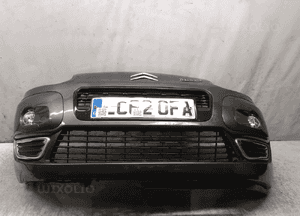 Zderzak przód przedni citroen C3 picasso kthc szary grafitowy halogeny 1