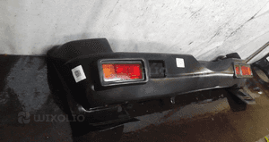 Zderzak tył tylny mitsubishi pajero pinini czarny mat 4