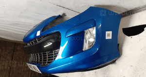 Zderzak przód przedni peugeot 308 spryskiwacze xenon halogeny kmfd niebieski 3