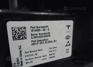 Tesla model 3 / y lift full led lampa prawy przód 1514953-00-C 9