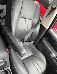 Siedzenia fotele skórzane czarne Land Rover Discovery 4 IV 2