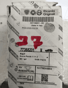Fiat klocki hamulcowe przód przednie nowy oryginał 2
