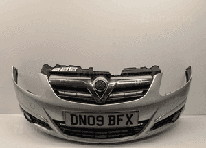 Zderzak przód przedni opel corsa d Z157 Z176 srebrny halogeny 1