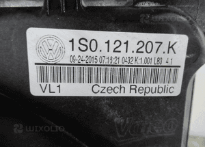 Chłodnica wody wentylator vw up skoda mi seat citigo 1.0 mpi 60KM 3