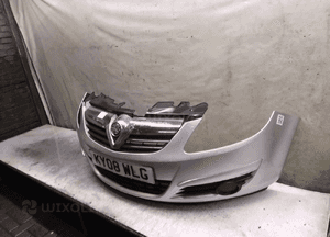 Zderzak przód przedni opel corsa d kod lakieru Z157 srebrny 2