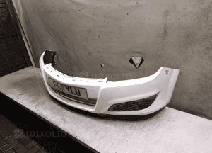 Zderzak przód przedni opel astra h 3 iii lift fl Z474 biały 2