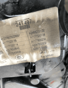Mercedes CLA W117 SHOOTING BREAKE KOMBI drzwi lewe prawe tył zamek szyba listwa key less go klamka LAKIER 787 7
