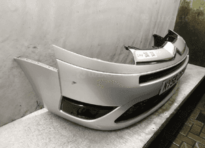 Zderzak przód przedni citroen C4 picasso ezrc srebrny halogeny 2