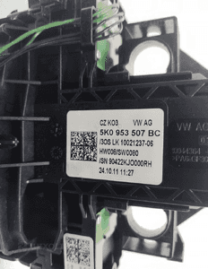 Przełącznik zespolony świateł taśma volkswagen golf vi 5K0953507BC 2008-12 7