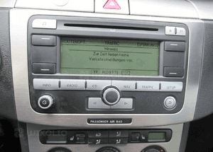 Radio cd RNS300 vw passat B6 vw touran i vw golf v seat leon 2 3