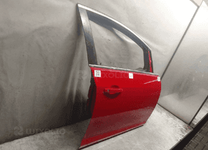 Drzwi przód przednie prawe do opel astra j 4 iv 5D 5 drzwi hb Z50B czerwone 4
