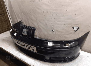 Zderzak przód przedni do seat alhambra LC9Z czarny spryskiwacze lamp xenon halogeny 2