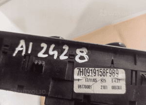 Panel sterowania nawiewu na tył 7H0919158F9B9 vw T5 4