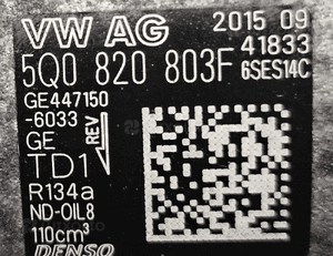 VW Passat B8 1.6 TDI kompresor sprężarka klimatyzacji 5Q0820803F 3