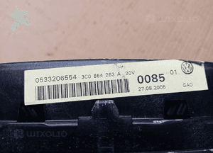 Ramka dekor tunelu wybieraka VW Passat B6 3C0864263A 8