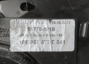 Zaślepka listwa nakładka błotnika tylna tył lewa cupra born 10E853377E 2021- 14